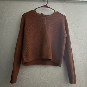 Cozy Brown Women's Sweater